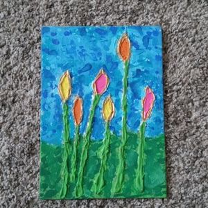New Handcrafted Flower art deco